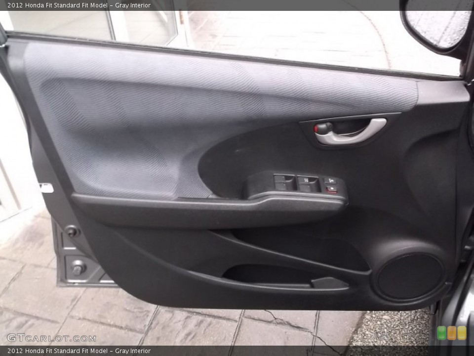 Gray Interior Door Panel for the 2012 Honda Fit  #99556306