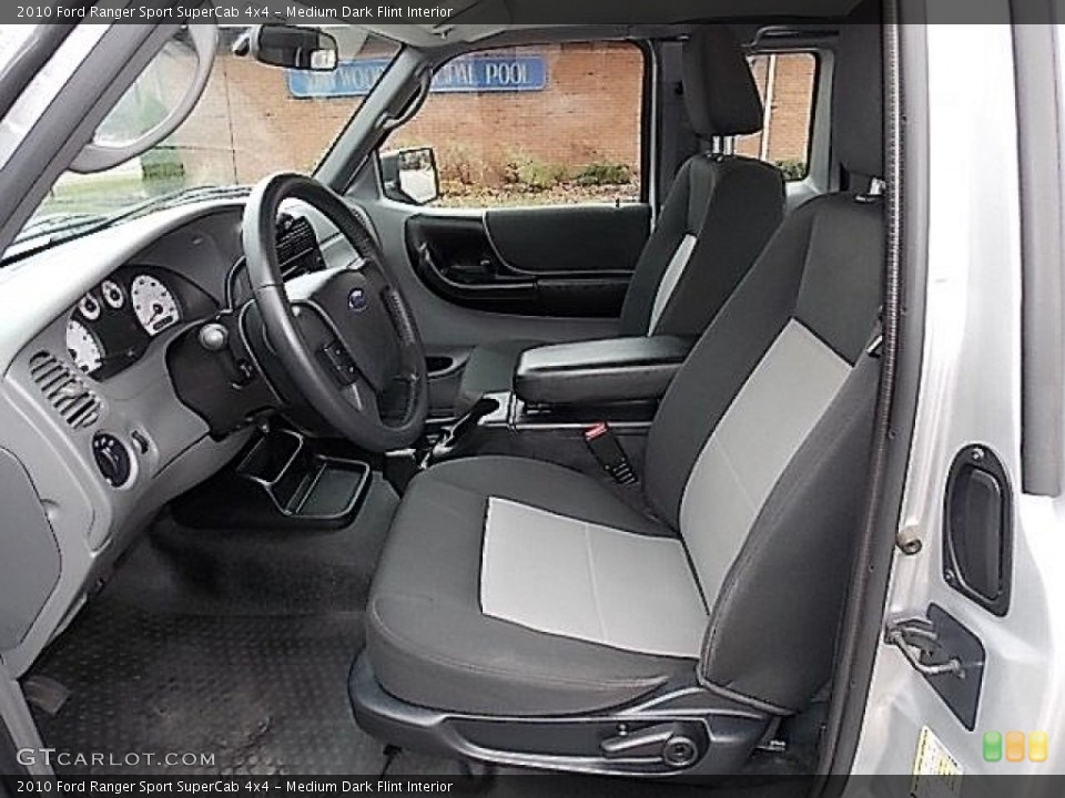 Medium Dark Flint Interior Photo for the 2010 Ford Ranger Sport SuperCab 4x4 #99557050