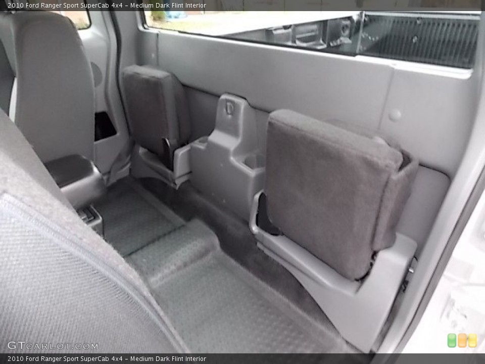 Medium Dark Flint Interior Rear Seat for the 2010 Ford Ranger Sport SuperCab 4x4 #99557140