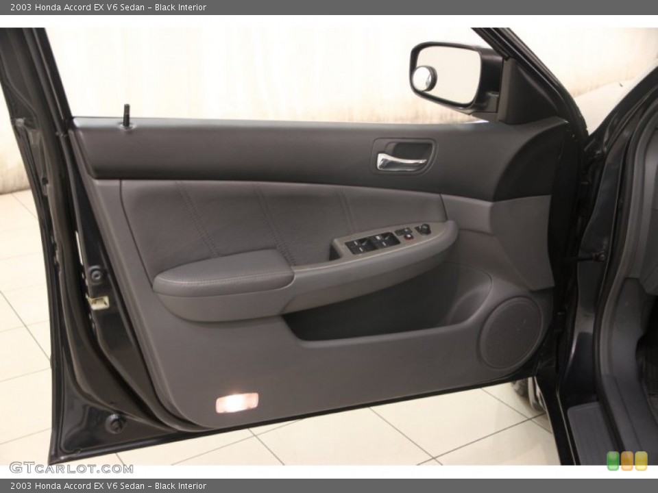 Black Interior Door Panel for the 2003 Honda Accord EX V6 Sedan #99559708