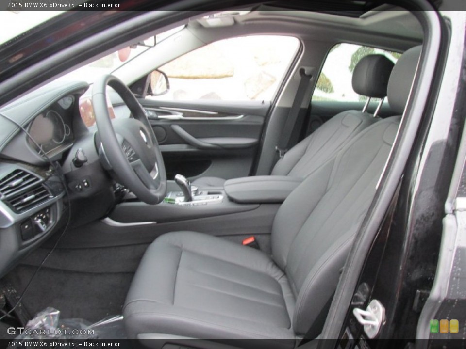 Black Interior Photo for the 2015 BMW X6 xDrive35i #99562768