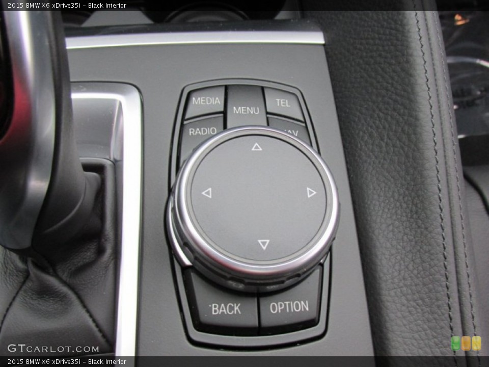 Black Interior Controls for the 2015 BMW X6 xDrive35i #99562864