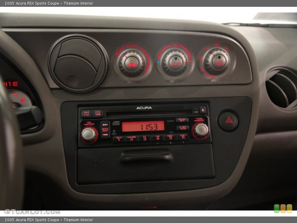 Titanium Interior Controls for the 2005 Acura RSX Sports Coupe #99564569