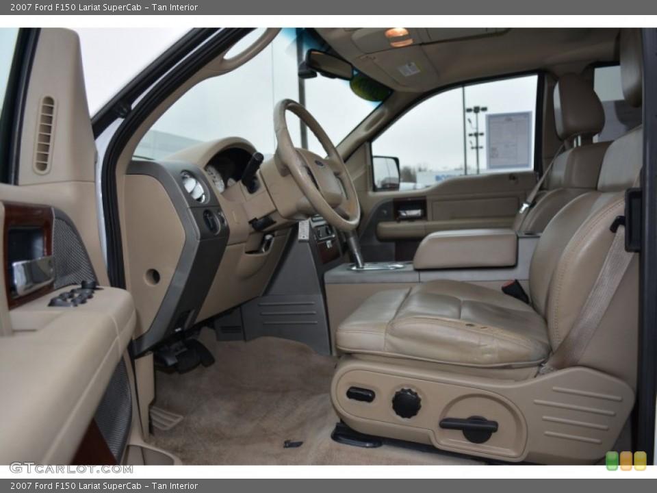 Tan Interior Photo for the 2007 Ford F150 Lariat SuperCab #99573652