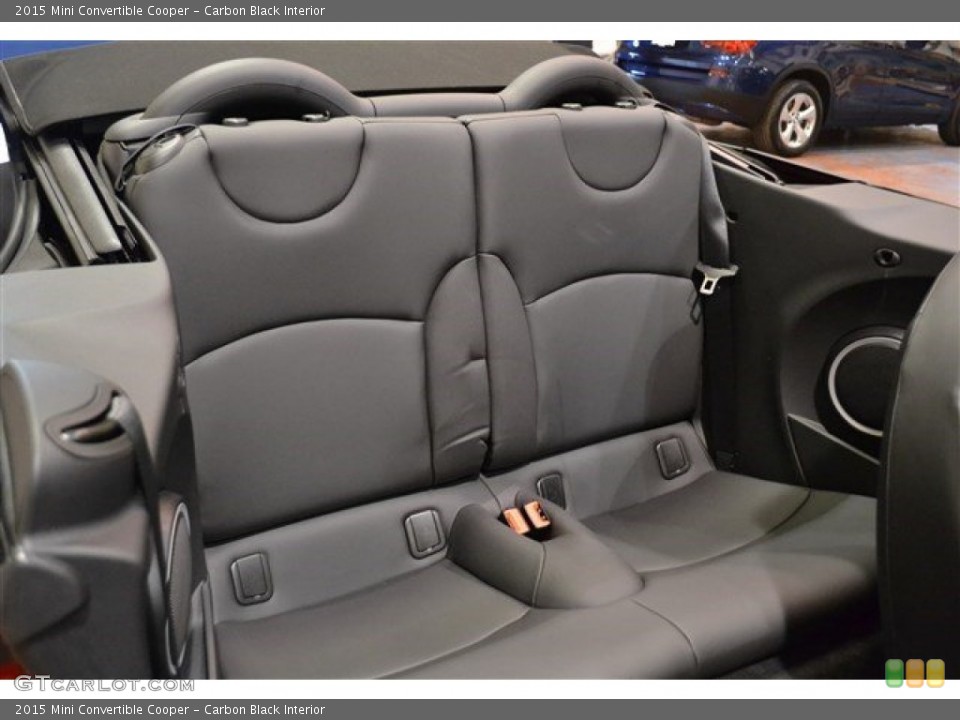 Carbon Black Interior Rear Seat for the 2015 Mini Convertible Cooper #99576256