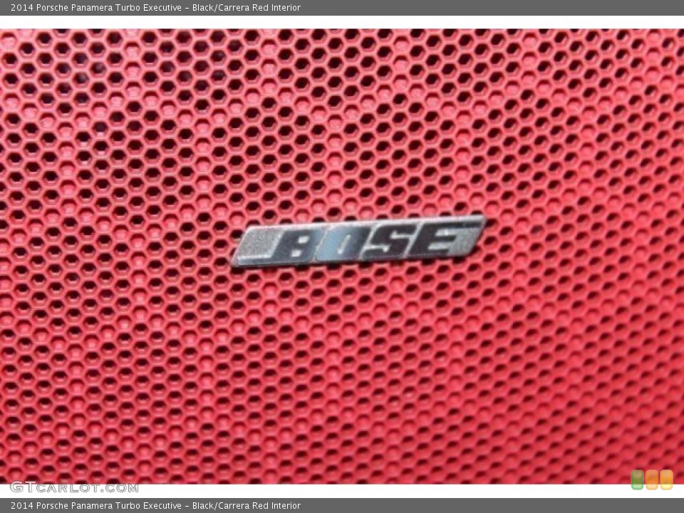 Black/Carrera Red Interior Audio System for the 2014 Porsche Panamera Turbo Executive #99578905