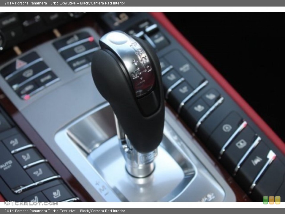 Black/Carrera Red Interior Transmission for the 2014 Porsche Panamera Turbo Executive #99579286