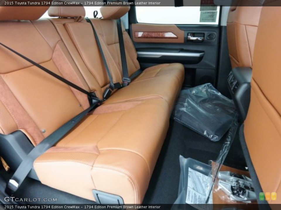 1794 Edition Premium Brown Leather Interior Rear Seat for the 2015 Toyota Tundra 1794 Edition CrewMax #99580065