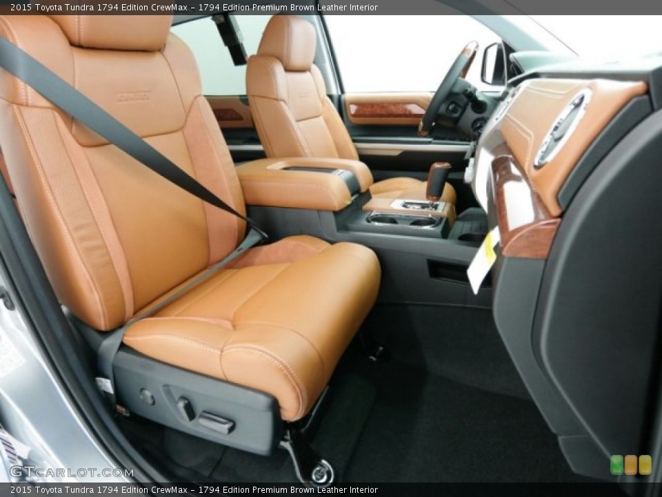 1794 Edition Premium Brown Leather Interior Front Seat for the 2015 Toyota Tundra 1794 Edition CrewMax #99580087