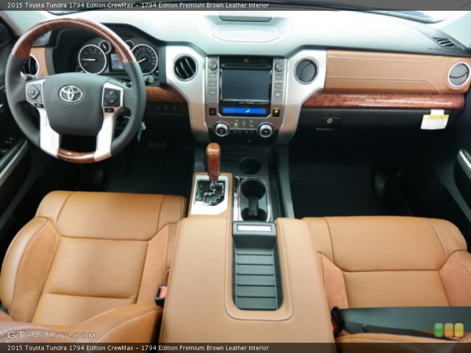 1794 Edition Premium Brown Leather Interior Photo for the 2015 Toyota Tundra 1794 Edition CrewMax #99580129