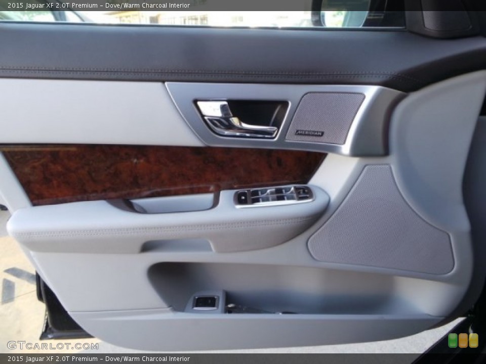 Dove/Warm Charcoal Interior Door Panel for the 2015 Jaguar XF 2.0T Premium #99586975