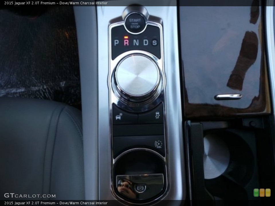Dove/Warm Charcoal Interior Transmission for the 2015 Jaguar XF 2.0T Premium #99587178