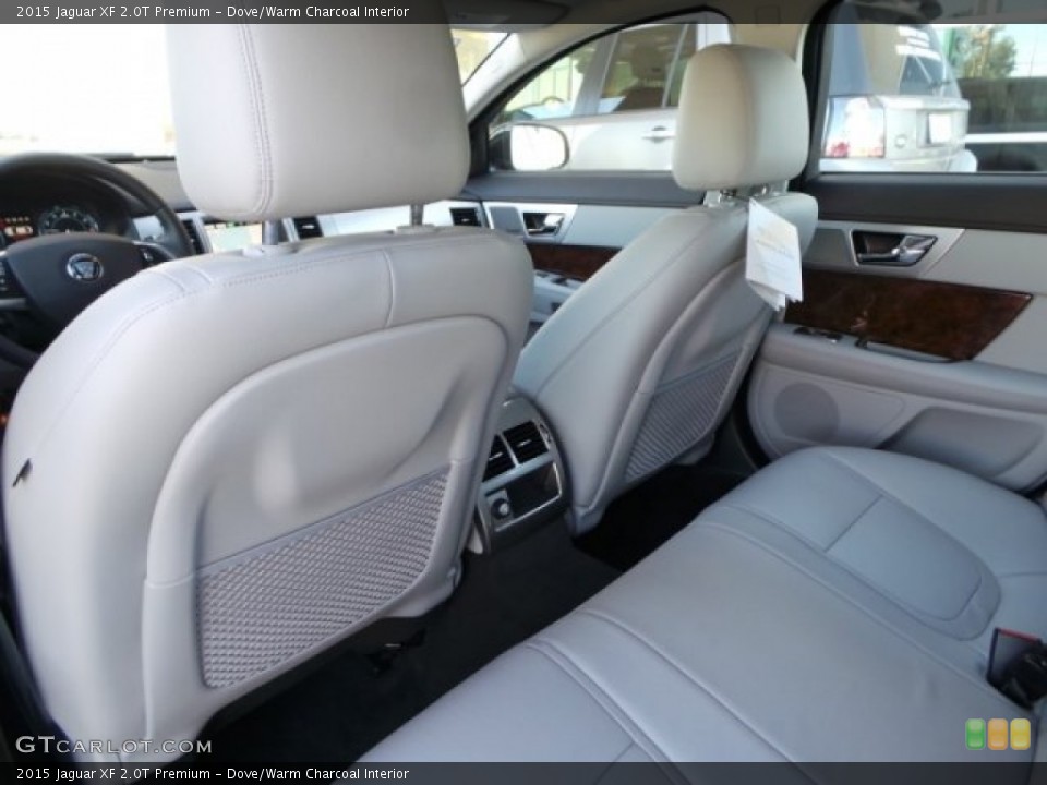 Dove/Warm Charcoal Interior Rear Seat for the 2015 Jaguar XF 2.0T Premium #99587211