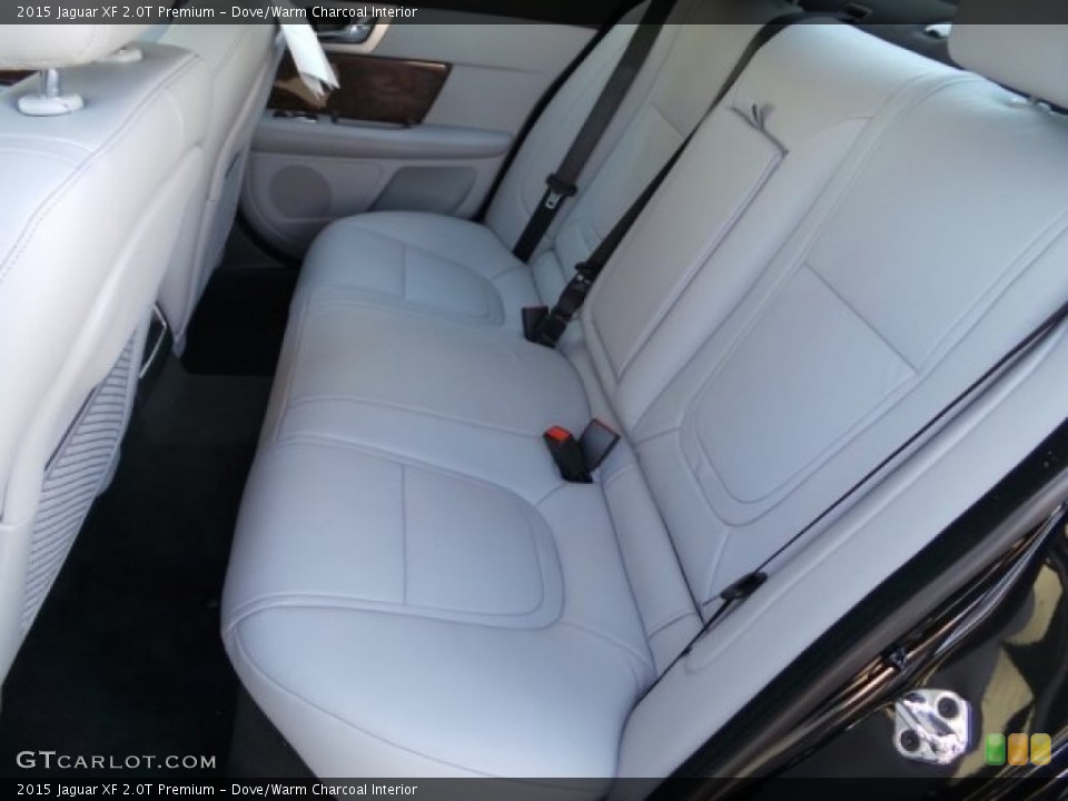 Dove/Warm Charcoal Interior Rear Seat for the 2015 Jaguar XF 2.0T Premium #99587227