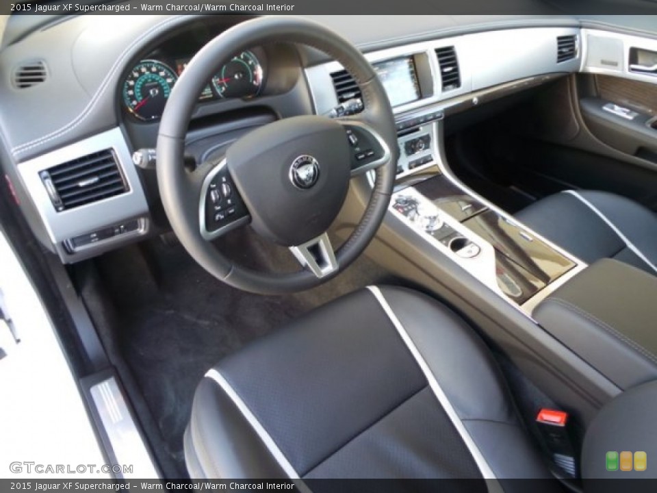Warm Charcoal/Warm Charcoal Interior Prime Interior for the 2015 Jaguar XF Supercharged #99587488