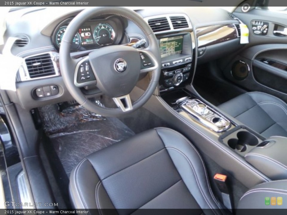Warm Charcoal 2015 Jaguar XK Interiors