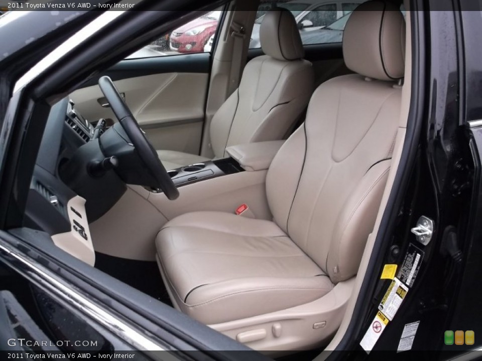Ivory Interior Photo for the 2011 Toyota Venza V6 AWD #99588361