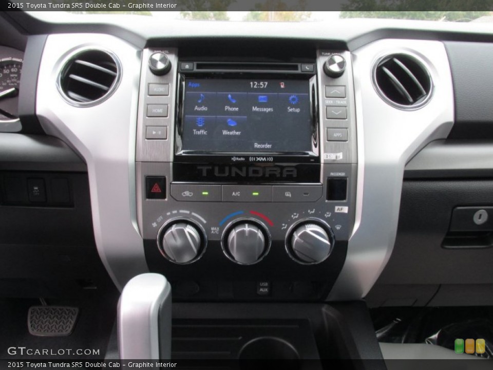 Graphite Interior Controls for the 2015 Toyota Tundra SR5 Double Cab #99590380