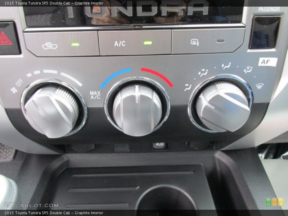 Graphite Interior Controls for the 2015 Toyota Tundra SR5 Double Cab #99590419