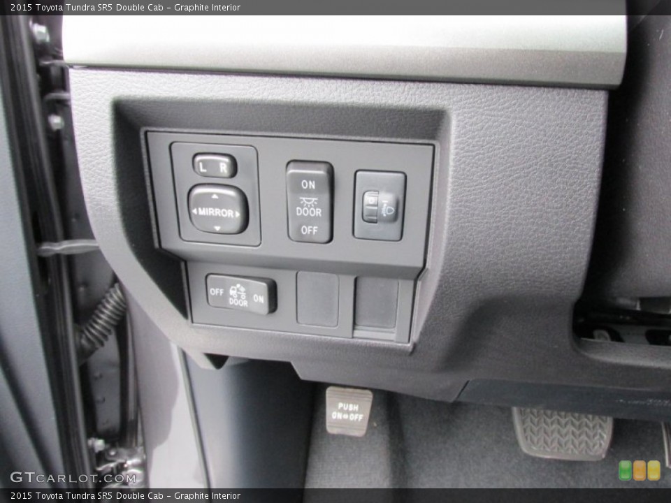 Graphite Interior Controls for the 2015 Toyota Tundra SR5 Double Cab #99590493