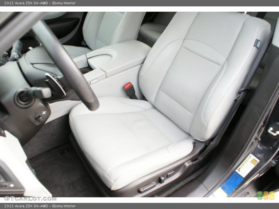 Ebony Interior Front Seat for the 2013 Acura ZDX SH-AWD #99590731