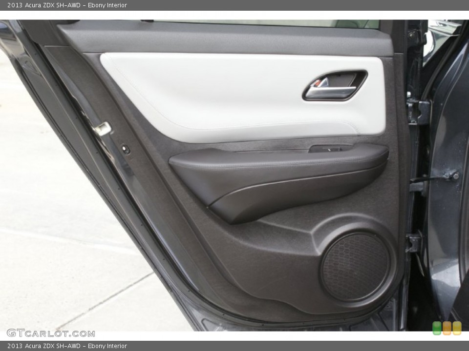 Ebony Interior Door Panel for the 2013 Acura ZDX SH-AWD #99590746