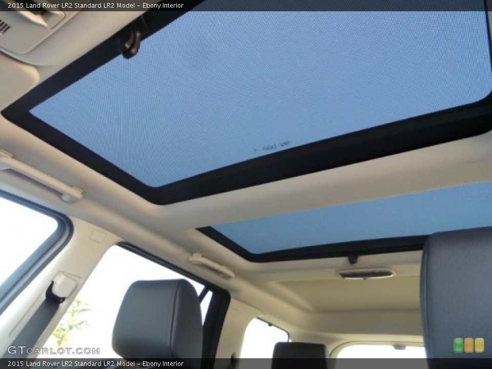 Ebony Interior Sunroof for the 2015 Land Rover LR2  #99593323