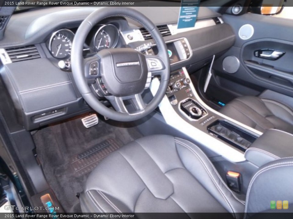 Dynamic Ebony 2015 Land Rover Range Rover Evoque Interiors