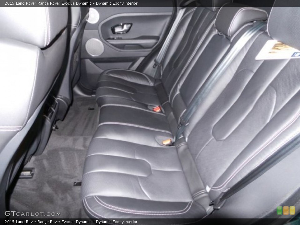 Dynamic Ebony Interior Rear Seat for the 2015 Land Rover Range Rover Evoque Dynamic #99593977