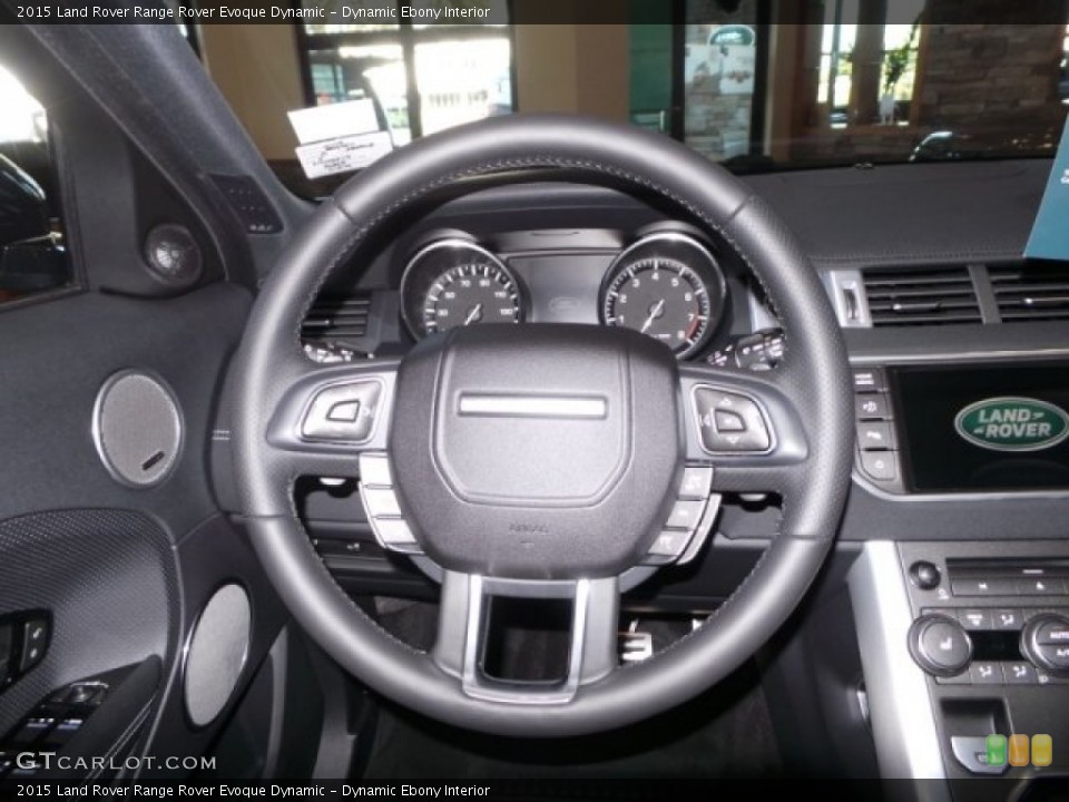 Dynamic Ebony Interior Steering Wheel for the 2015 Land Rover Range Rover Evoque Dynamic #99594001