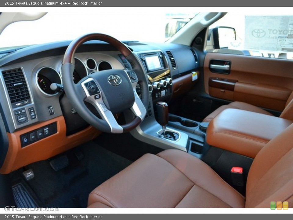 Red Rock Interior Prime Interior for the 2015 Toyota Sequoia Platinum 4x4 #99597870
