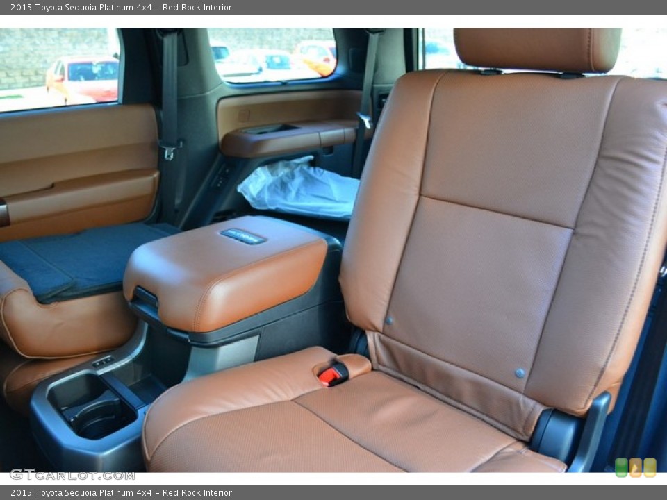 Red Rock Interior Rear Seat for the 2015 Toyota Sequoia Platinum 4x4 #99597945