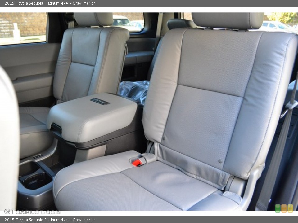 Gray Interior Rear Seat for the 2015 Toyota Sequoia Platinum 4x4 #99598239