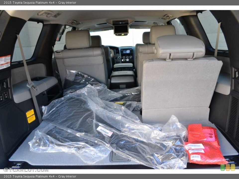 Gray Interior Trunk for the 2015 Toyota Sequoia Platinum 4x4 #99598314