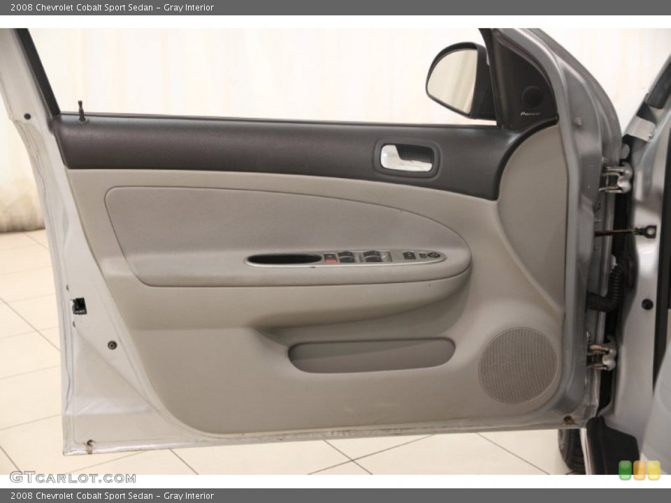 Gray Interior Door Panel for the 2008 Chevrolet Cobalt Sport Sedan #99600075