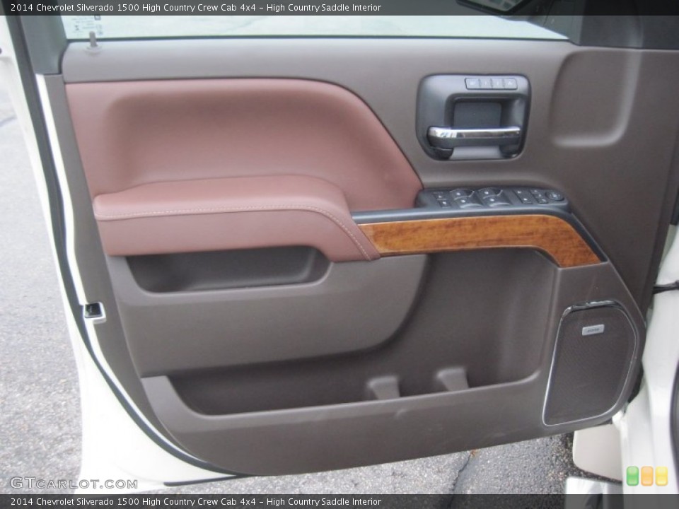 High Country Saddle Interior Door Panel for the 2014 Chevrolet Silverado 1500 High Country Crew Cab 4x4 #99600354