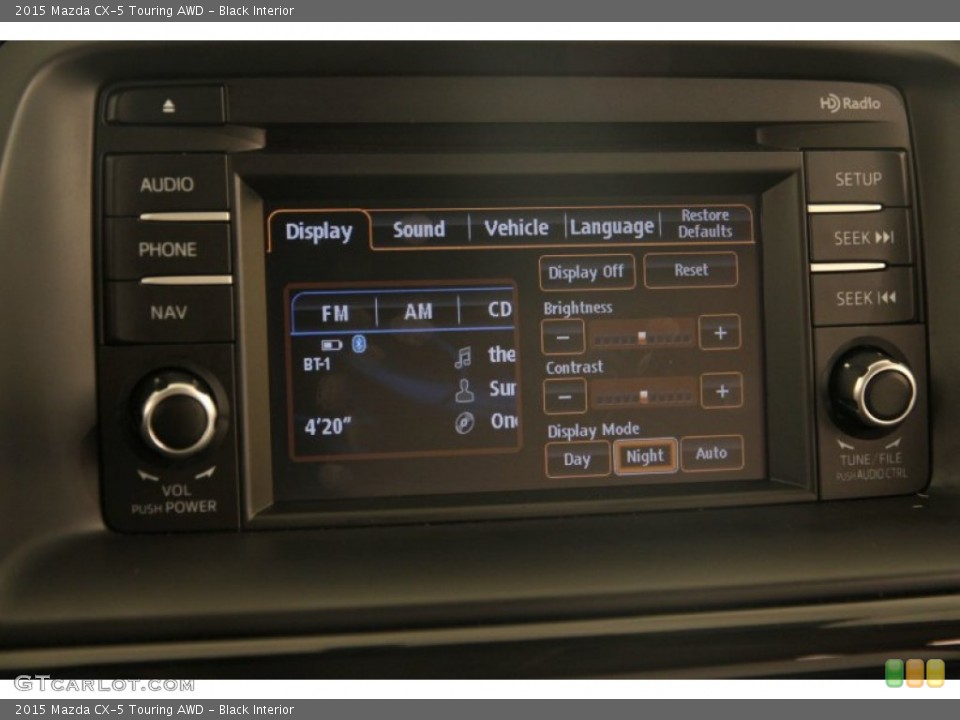 Black Interior Controls for the 2015 Mazda CX-5 Touring AWD #99601718