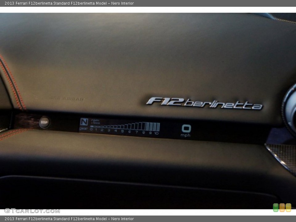 Nero Interior Dashboard for the 2013 Ferrari F12berlinetta  #99605085