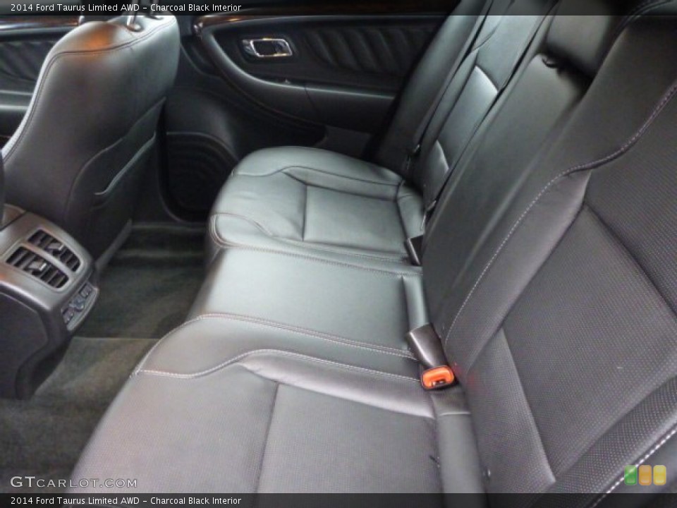 Charcoal Black Interior Rear Seat for the 2014 Ford Taurus Limited AWD #99606249
