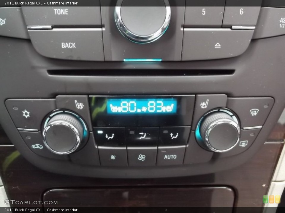 Cashmere Interior Controls for the 2011 Buick Regal CXL #99608170