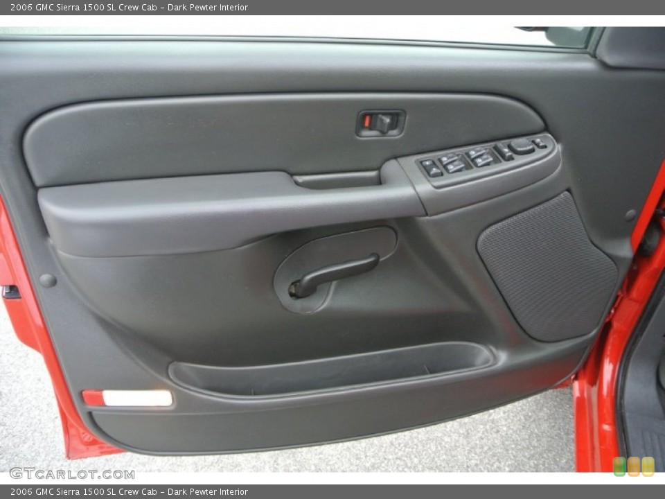 Dark Pewter Interior Door Panel for the 2006 GMC Sierra 1500 SL Crew Cab #99613023