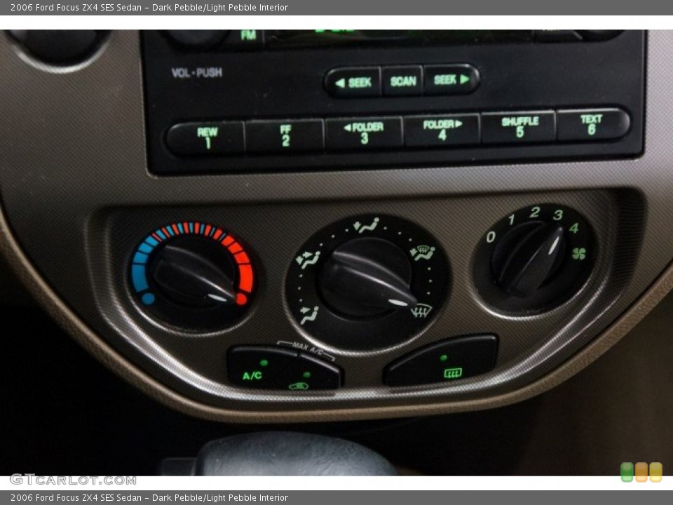 Dark Pebble/Light Pebble Interior Controls for the 2006 Ford Focus ZX4 SES Sedan #99614646