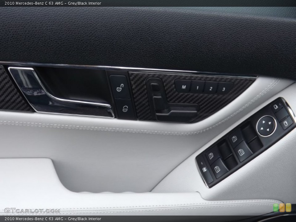 Grey/Black Interior Controls for the 2010 Mercedes-Benz C 63 AMG #99614934