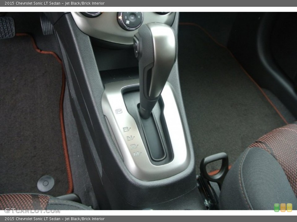 Jet Black/Brick Interior Transmission for the 2015 Chevrolet Sonic LT Sedan #99615402