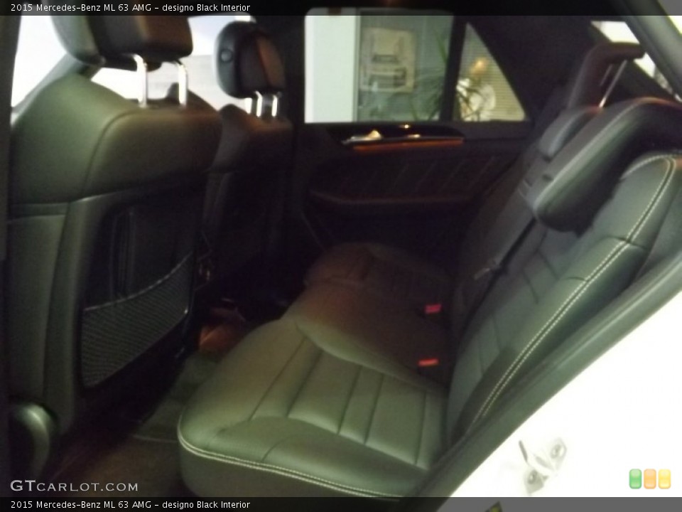 designo Black Interior Rear Seat for the 2015 Mercedes-Benz ML 63 AMG #99615411
