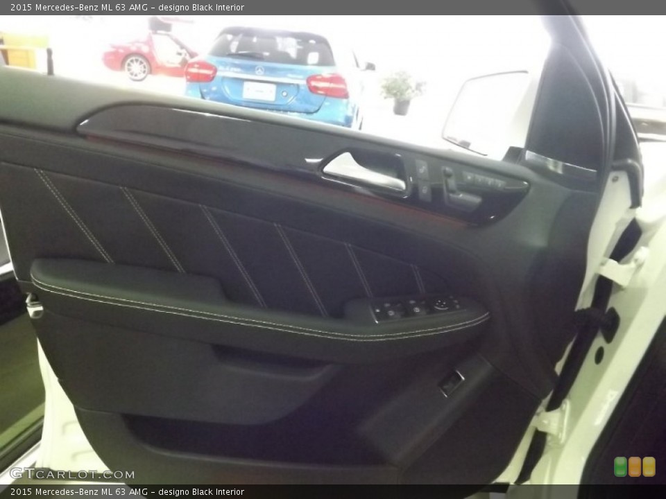 designo Black Interior Door Panel for the 2015 Mercedes-Benz ML 63 AMG #99615444
