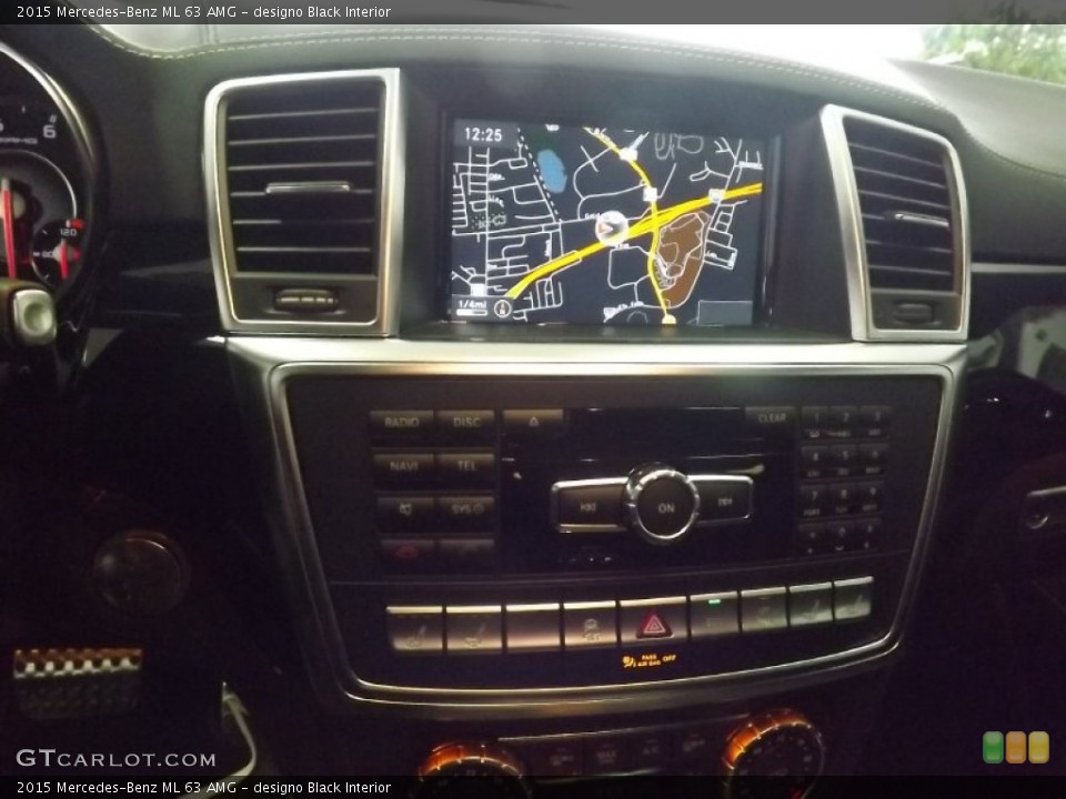 designo Black Interior Controls for the 2015 Mercedes-Benz ML 63 AMG #99615504
