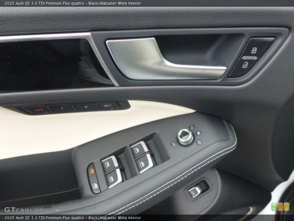 Black/Alabaster White Interior Door Panel for the 2015 Audi Q5 3.0 TDI Premium Plus quattro #99617166