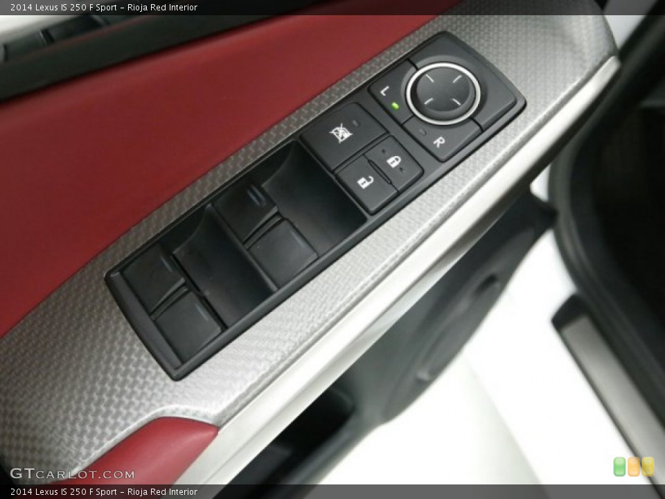 Rioja Red Interior Controls for the 2014 Lexus IS 250 F Sport #99619341