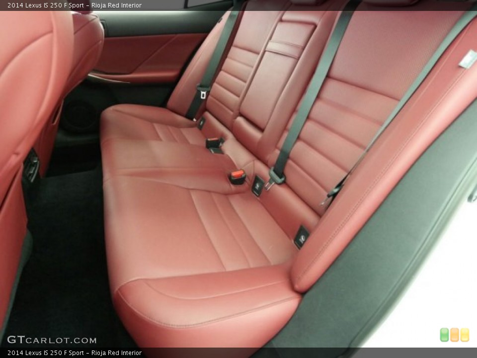 Rioja Red Interior Rear Seat for the 2014 Lexus IS 250 F Sport #99619416